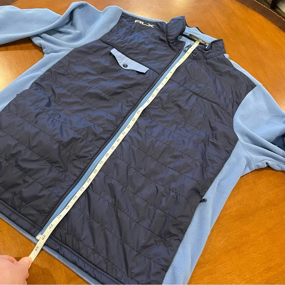 RLX Ralph Lauren Men’s New England Prep Primaloft Fleece Full Zip Jacket XXL‎